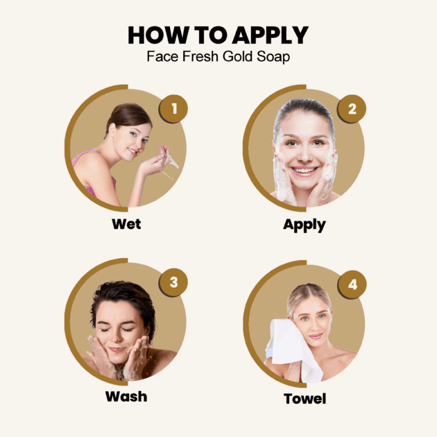 Gold Beauty Face & Hand Care Soap | For Hydrating & Smooth Skin