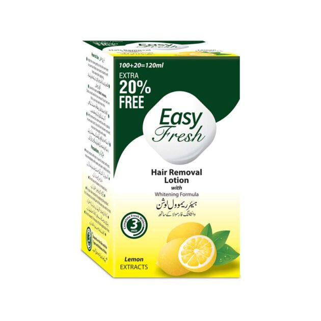 Easy Fresh Hair Removal Lotion Lemon 120ml