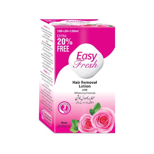 Easy Fresh Hair Removal Lotion Rose 120ml