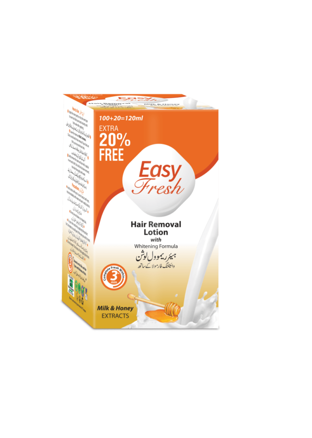 Easy Fresh Hair Removal Lotion Milk & Honey 120ml