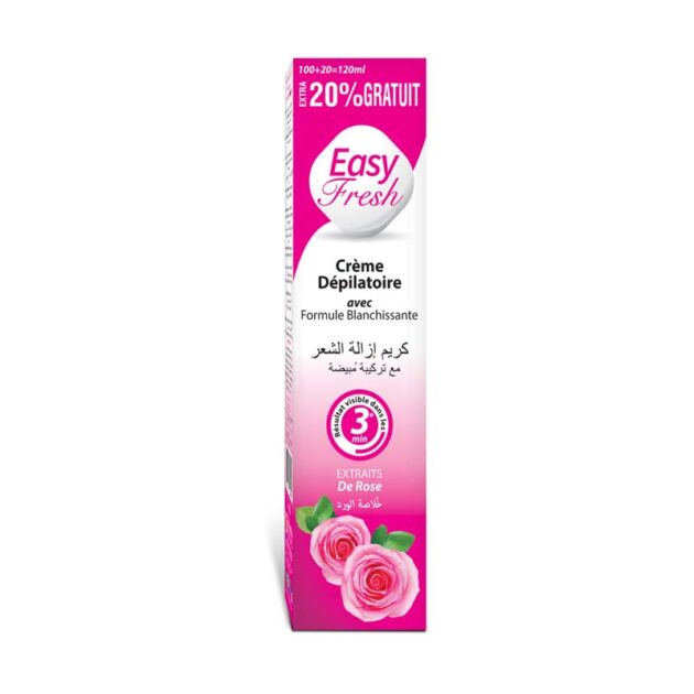 Easy Fresh Hair Removal Cream Rose 120ml